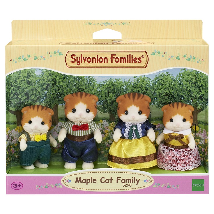 Набор фигурок - Семья Рыженьких котов из серии Sylvanian Families  